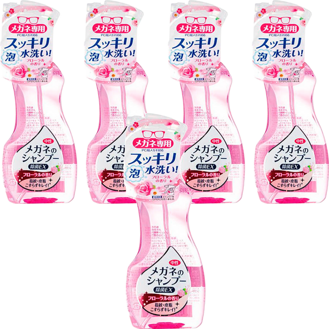 SOFT99 眼鏡清潔噴霧, 無色, 5瓶