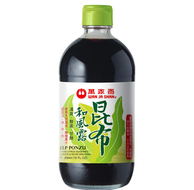 萬家香 昆布和風露, 450ml, 1瓶