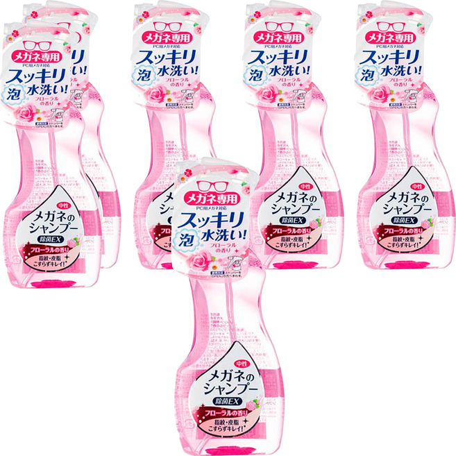 SOFT99 眼鏡清潔噴霧, 無色, 6瓶