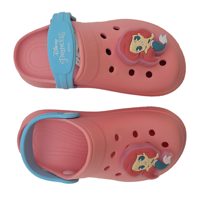 BORUI 柏睿鞋業 兒童款 電燈飾釦洞洞涼鞋 造型防水園丁鞋