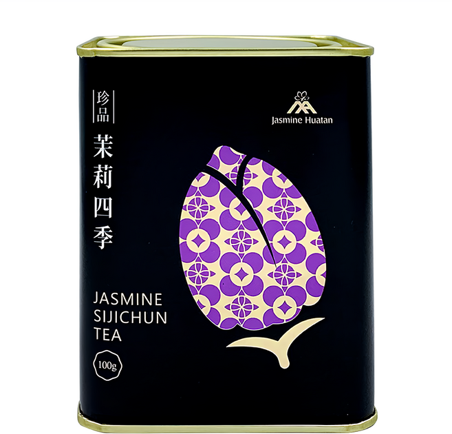 Jasmine Huatan 茉莉花壇夢想館 珍品 茉莉四季, 100g, 1盒, 1個裝