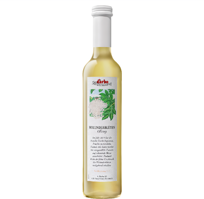 d'arbo 德寶 接骨木花果露糖漿, 500ml, 1瓶