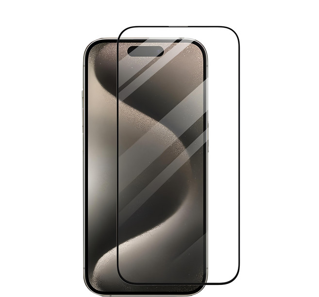 TOTU 拓途 犀牛家族 iPhone 15 Pro 防塵聽筒 鋼化玻璃保護貼, 1個