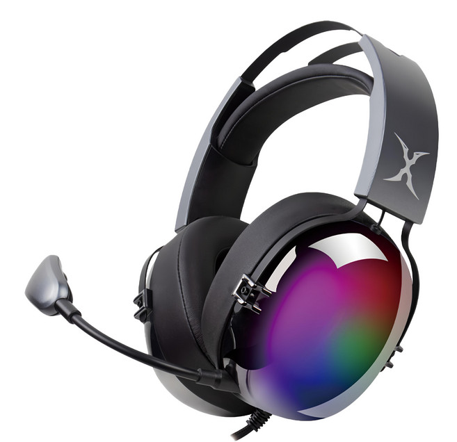 FOXXRAY 狐鐳 環繞聲道幻彩電競耳麥 100 x 180 x 220mm 367g, FXR-HAU-38, 黑色