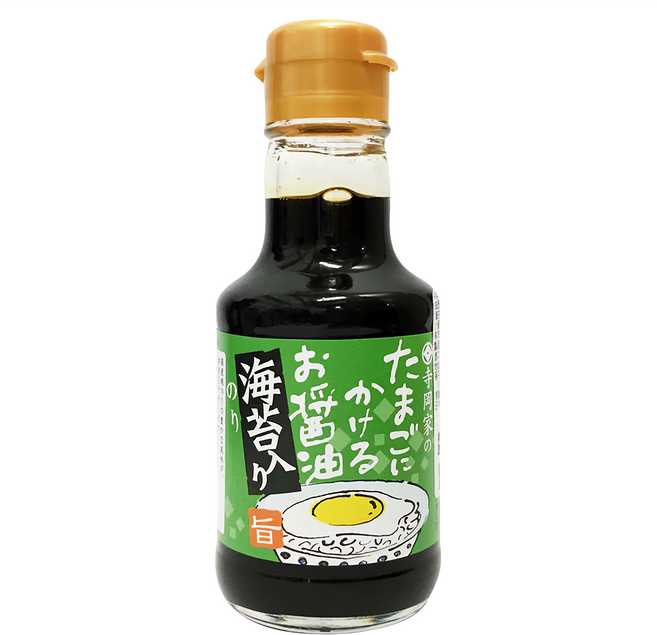 寺岡家 蛋料理用醬油 海苔風味, 150ml, 1瓶