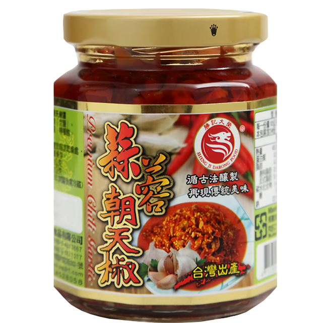 勝記大榮 蒜蓉朝天椒, 360g, 1罐