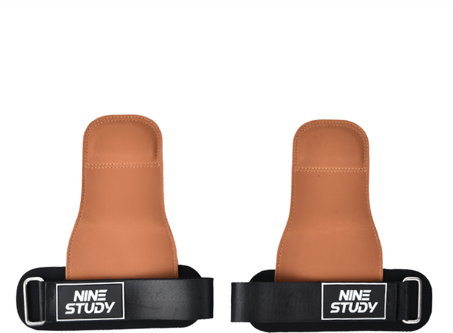 NINE STUDY 防滑重訓拉力帶, 咖啡色, 2個