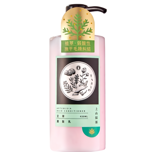tsaio 上山採藥 艾草潤髮乳, 430ml, 1瓶