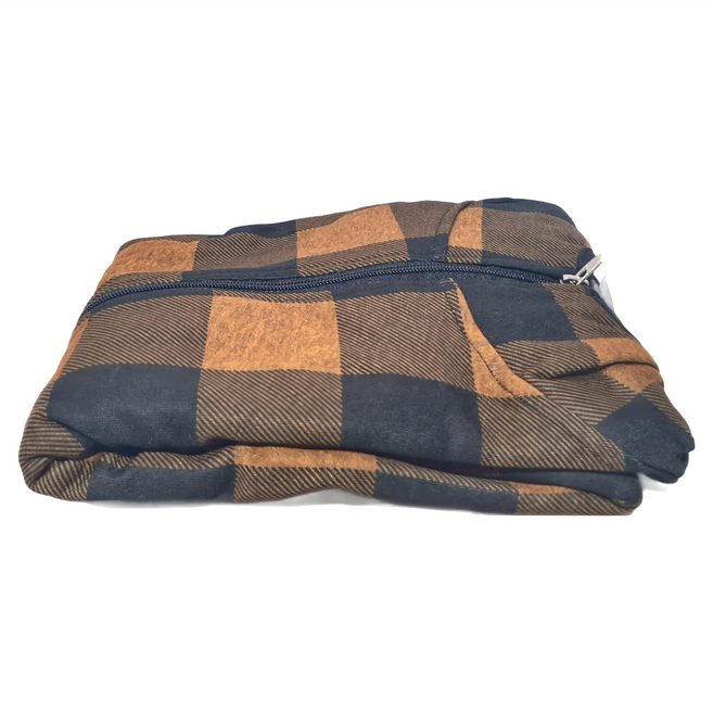 MI MI LEO 台灣製 薄刷毛經典格紋外套