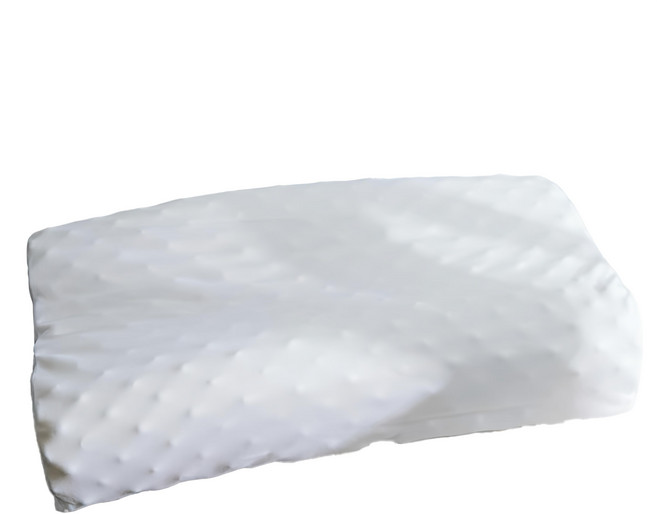 E-ROU 伊柔寢飾 人體工學按摩顆粒乳膠枕, 乳白色, 1個