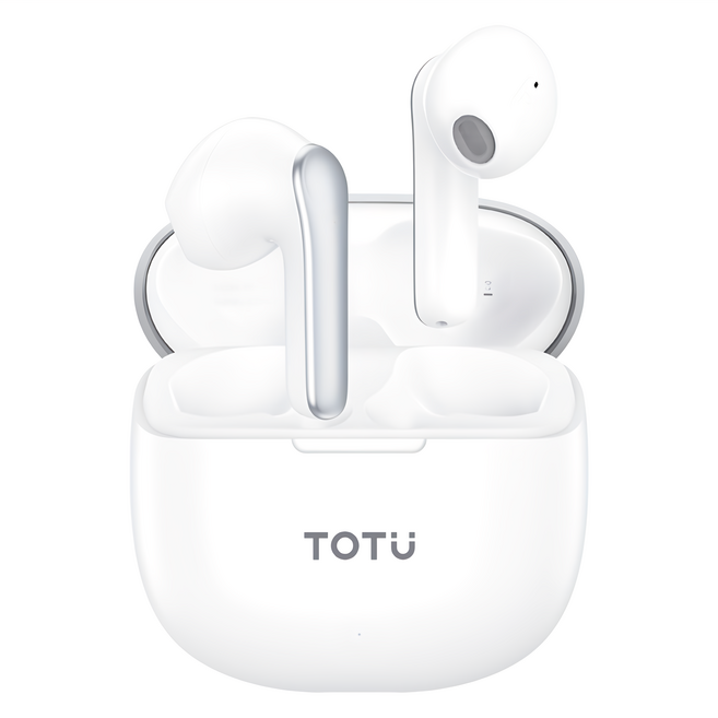 TOTU 拓途 TWS真無線藍牙耳機 高性能藍牙5.3晶片 HiFi發聲單元 13mm鋼環振膜大動圈, BE-12-7-TWS, 霧面磨砂銀色