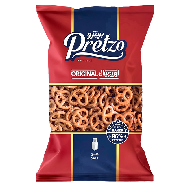 Pretzo 不囉嗦經典鹽味蝴蝶餅 125g, 1包