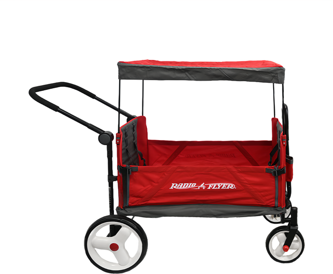 Radio Flyer 大熊座四合一折疊拖車, 紅色