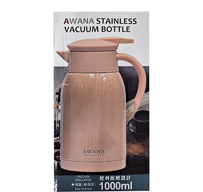 AWANA 艾爾文咖啡壺 MD-1L 10 x 20cm, 紅色, 1L, 1個