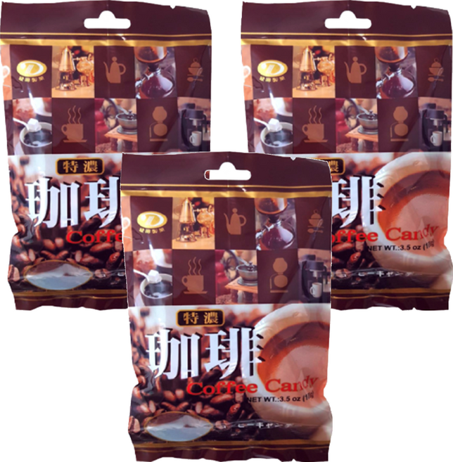 綠得製菓 特濃咖啡糖, 100g, 3袋
