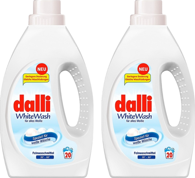 dalli 達麗 洗衣精 淺色亮白, 1.1L, 2瓶