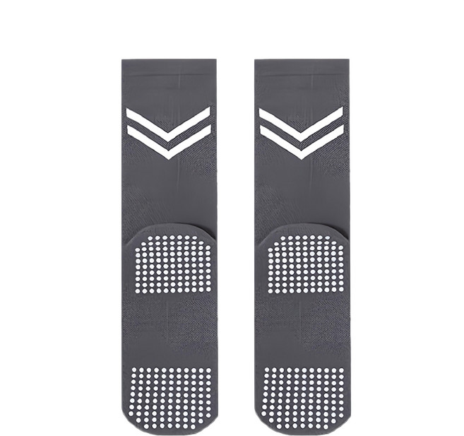 OTOBAI 歐都麥 防滑機能中筒騎行襪 24~27cm適用, 灰色, 1雙
