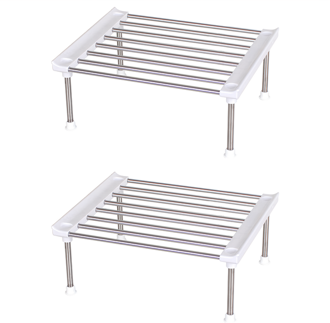 k-living 碗盤收納架, 白色, 2個