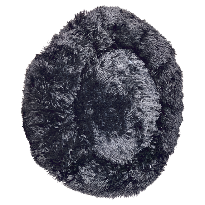 寵物用圓形毛窩 直徑70CM, 黑色, 1個