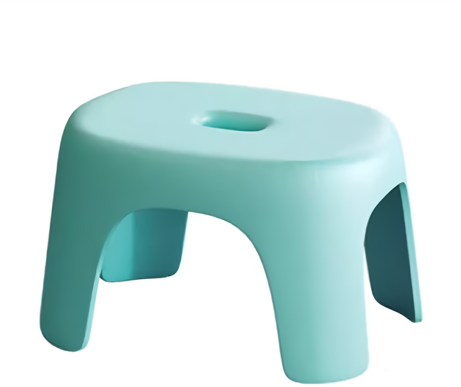 DANIKA 小凳子 清新簡約風 大款 35x27x25公分, 薄荷綠, 1個
