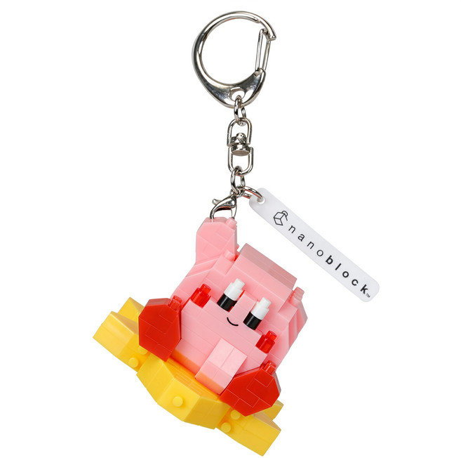 Nintendo 任天堂 NFG-05卡比星星積木鑰匙圈 可愛造型 輕巧便攜, 1入