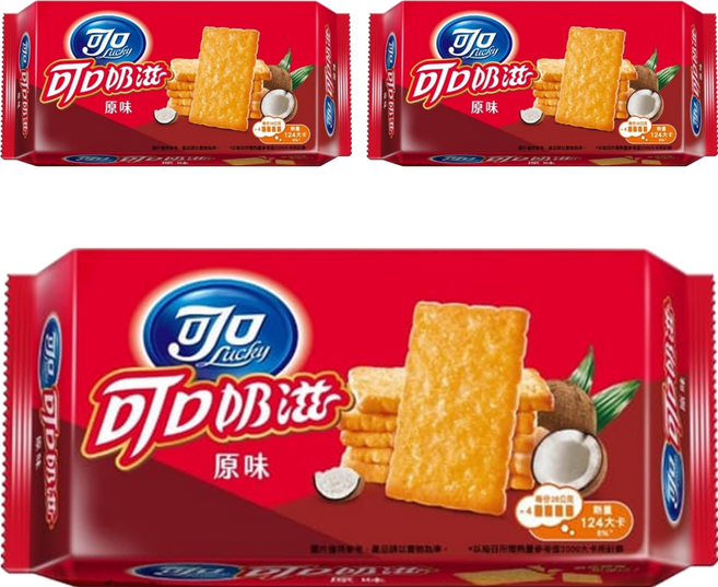 可口 可口奶滋 原味, 100g, 3包