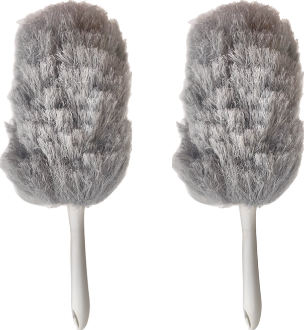 Yamazaki 山崎 BATHBON 靜電去除防塵清潔刷, 灰色, 2支