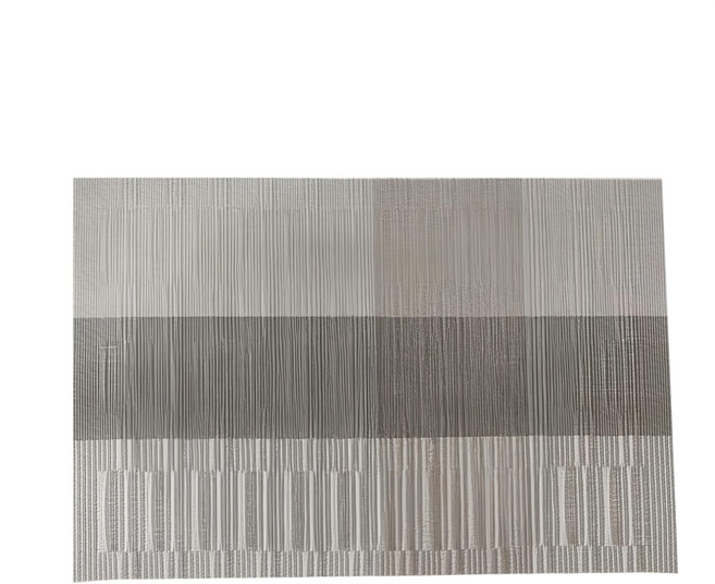歐式防水耐磨隔熱餐桌墊 優質PVC材質, 45 x 30cm, 灰色, 1組