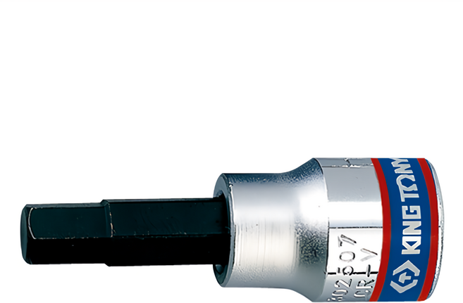 KING TONY 金統立 專業級工具 3/8吋DR. 六角起子頭套筒 - 符合DIN 7422 / 3120標準, 1個