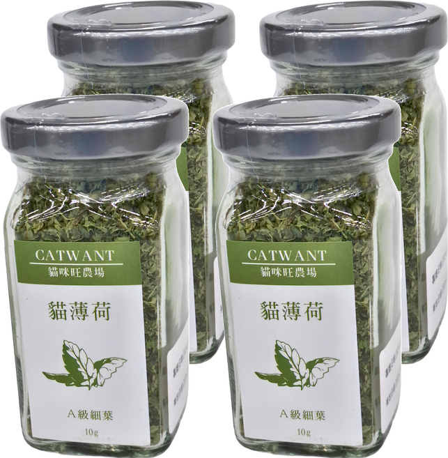 CATWANT 貓咪旺農場 A級貓薄荷, 貓薄荷, 10g, 4罐