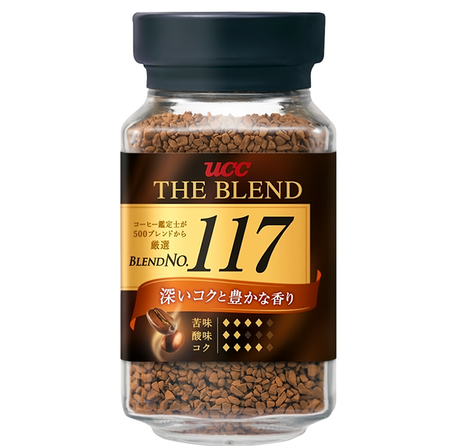 ucc THE BLEND 117即溶咖啡, 即溶咖啡粉, 90g, 1罐