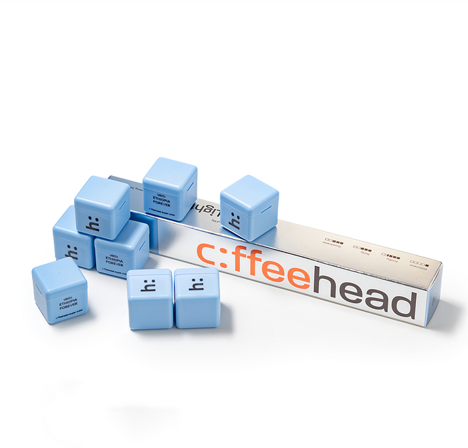 Global Garden 盛花園 Coffeehead 超方塊 埃塞爾比亞淺烘系列 即溶咖啡, 8顆, 2g, 1盒