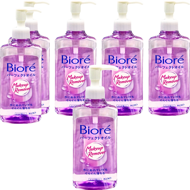 Biore 蜜妮 台灣公司貨 深層卸粧油, 230ml, 6瓶