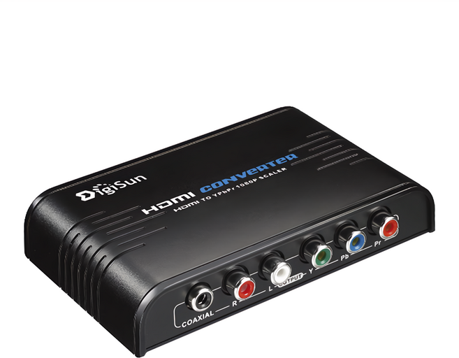DigiSun 得揚 HDMI轉YPbPr + AUDIO色差訊號轉換器, VH594, 1個