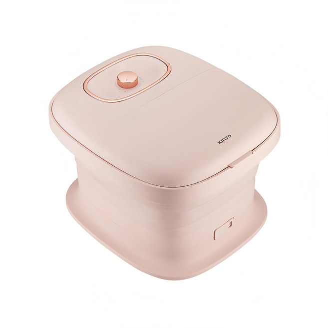 Kinyo 無段式溫控摺疊足浴機, IFM-7010, 粉紅色