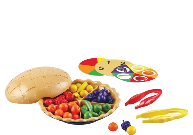 Learning Resources 超級水果派桌遊, Multicolor, 1組