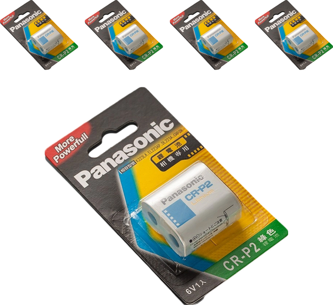 Panasonic 台灣公司貨 CR-P2 鋰電池, 1入, 5個