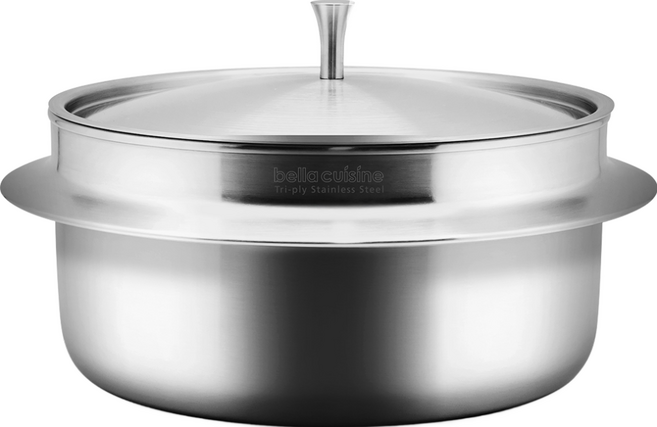 bella cuisine 三層不鏽鋼燉鍋 IH電磁爐適用, 20cm, 73195, 1個