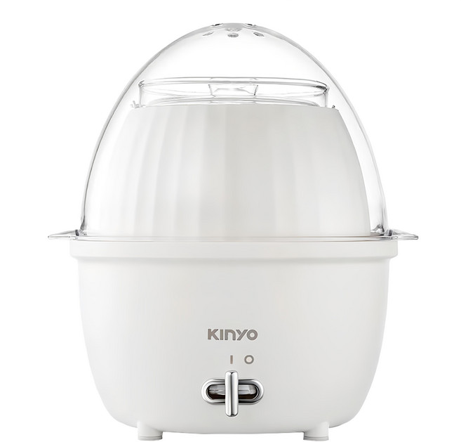 Kinyo 小蛋煲蛋蒸鍋 附玻璃燉杯 + 蓋子 + 蒸蛋架 + 量杯 不含蛋架 181 x 160 x 197mm 770g, STM-6565