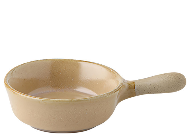 WANDU 瓦讀 日式粗陶調味碟 4554, 窯變暖, 1個