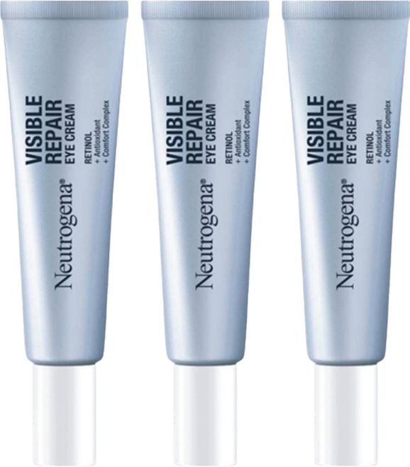 Neutrogena 台灣公司貨 肌緻新生A醇 眼霜, 15g, 3條