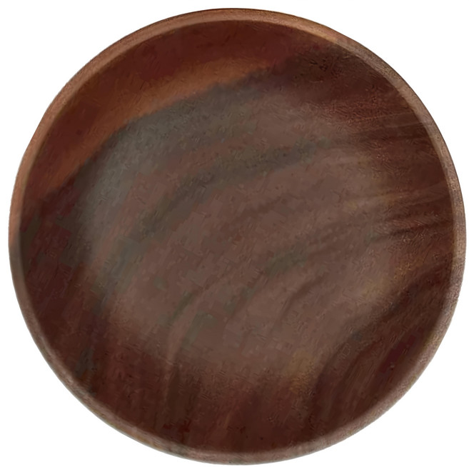 相思木製沙拉碗 16cm CAFJ0017A 1個, 棕色