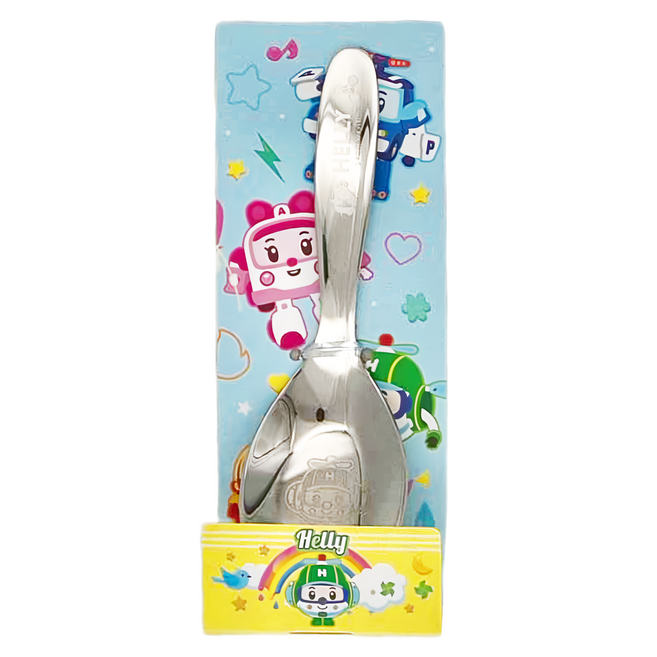 Sanrio 三麗鷗 救援小英雄 304不鏽鋼湯匙 KS-8617HYS 13 x 3.8cm, 赫利, 湯匙, 1支