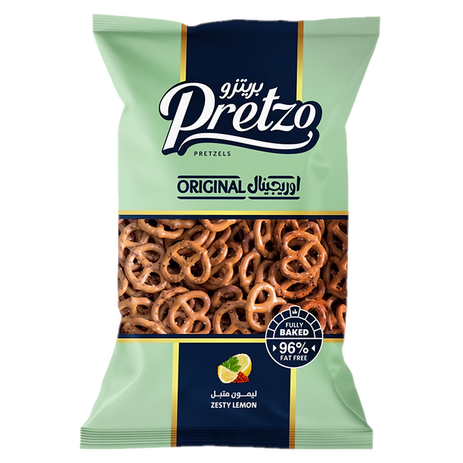 不囉嗦 蝴蝶餅 檸檬椒鹽風味, 125g, 1包