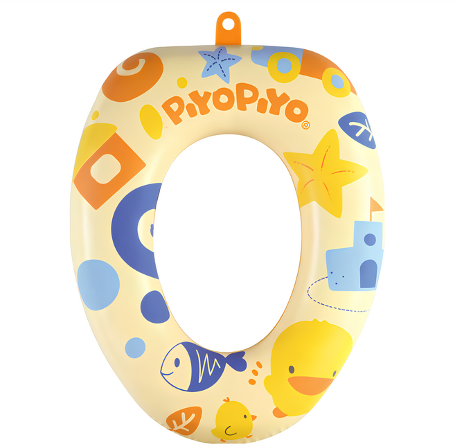 PiYOPiYO 黃色小鴨 小鴨馬桶輔助便座, 黃色