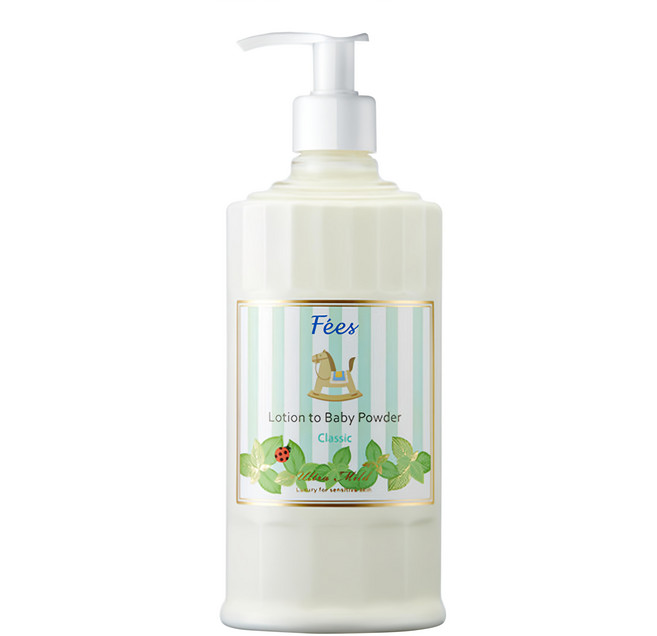 Fees BEBE 嬰兒爽身乳液 經典香, 300ml, 1瓶