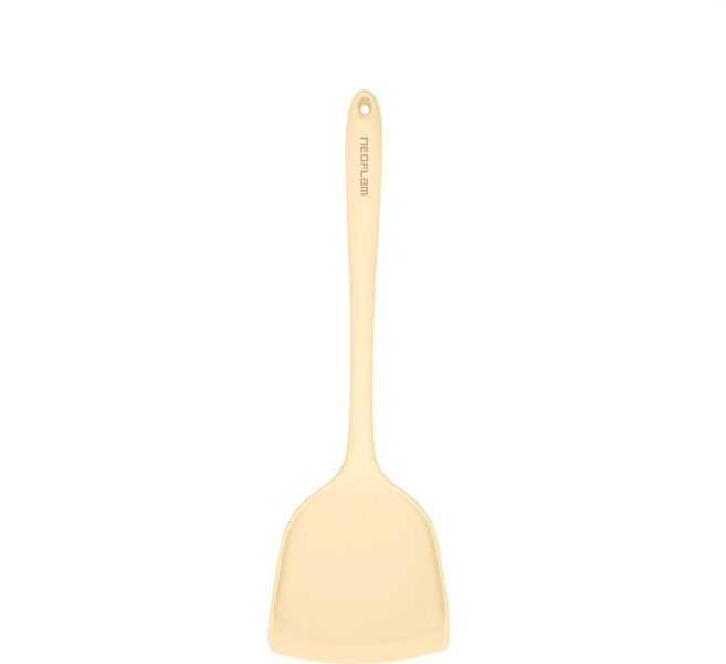 NEOFLAM 台灣原廠公司貨 PREMIUM 矽銀鍋鏟, 香草雪酪色, 1支