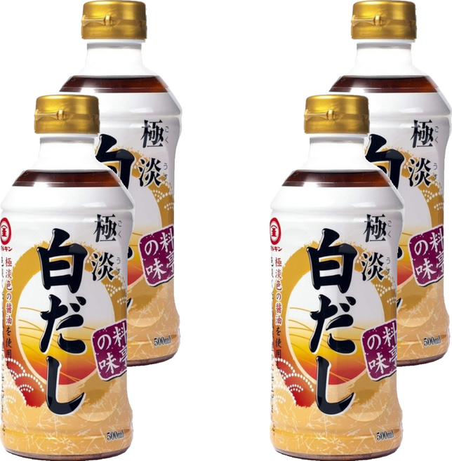 MARUKIN 丸金 極淡白麵味露, 500ml, 4瓶