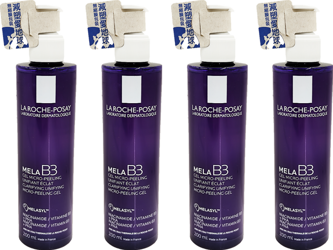 LA ROCHE POSAY 理膚寶水 MELA B3淡斑淨亮洗面露, 200ml, 4瓶