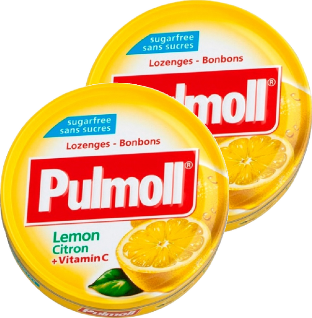 Pulmoll 寶潤 無糖潤喉糖 檸檬, 45g, 2盒